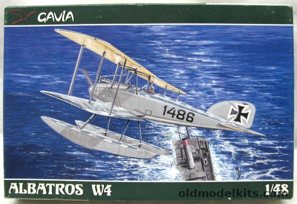 Gavia 1/48 Albatros W4 - 1512 / 1486 / 958 - (W-4), 016-0109 plastic model kit